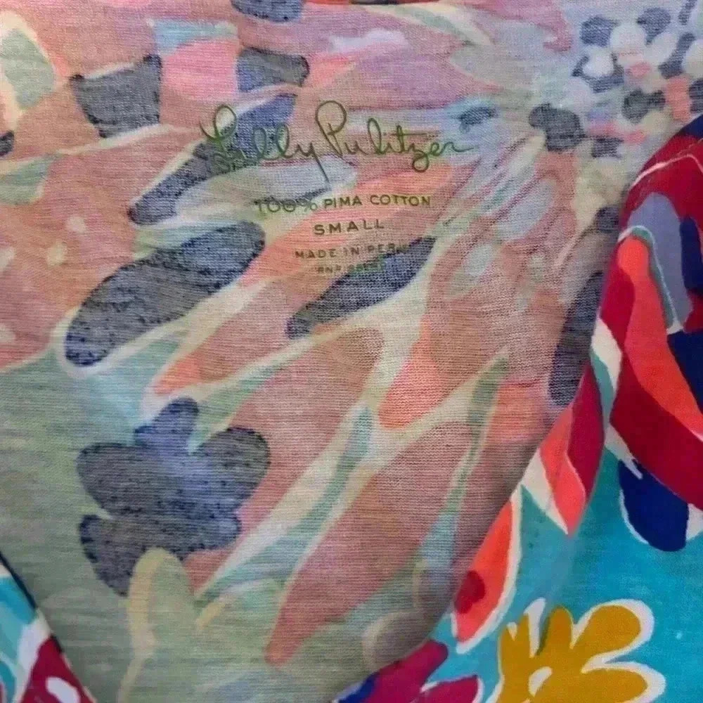 Women’s Lilly Pulitzer Stefani Dress Sippin and Trippin/ Cover Up,‎ size Small - Picture 4 of 5